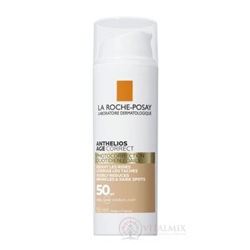 LA ROCHE-POSAY ANTHELIOS AGE CORRECT SPF50 LIGHT fotokorekčný denný CC krém s SPF faktorom 1x50 ml obrázok