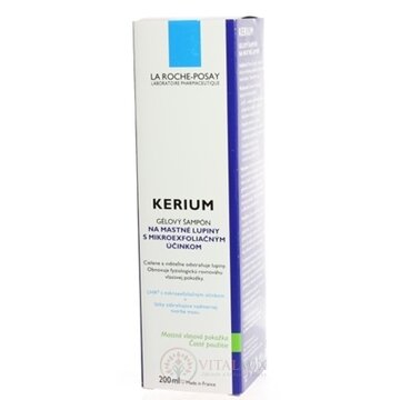 LA ROCHE-POSAY KERIUM ŠAMPÓN NA MASTNÉ LUPINY gélový šampón (M9028501) 1x200 ml obrázok
