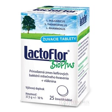 LactoFlor BioPlus žuvacie tablety 1x25 ks obrázok
