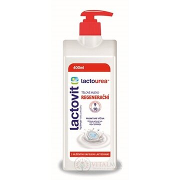 Lactovit Lactourea Telové mlieko Regeneračné, s lactosomas 1x400 ml obrázok
