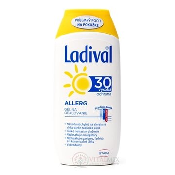 Ladival ALLERG SPF 30 gél na opaľovanie 1x200 ml obrázok