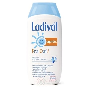 Ladival PRE DETI apres mlieko po opaľovaní 1x200 ml obrázok