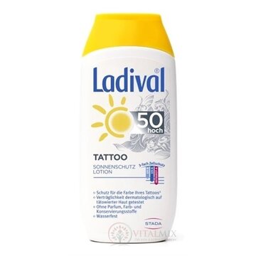 Ladival TATTOO SPF 50 mlieko na opaľovanie 1x200 ml obrázok