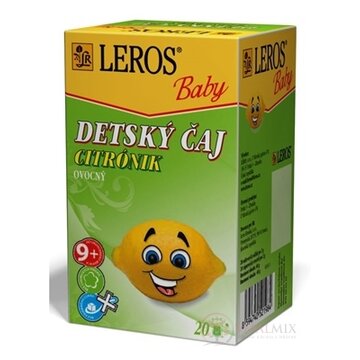 LEROS BABY DETSKÝ ČAJ CITRÓNIK ovocný 20x2 g (40 g) obrázok