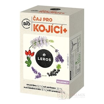 LEROS BIO ČAJ PRE DOJČIACE MAMIČKY+ nálevové vrecká (inov. 2021) 20x2 g (40 g) obrázok