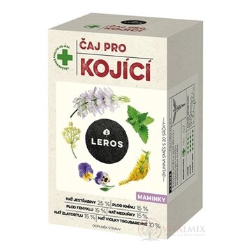 LEROS ČAJ PRE DOJČIACE MAMIČKY nálevové vrecká (inov. 2021) 20x1,5 g (30 g) obrázok
