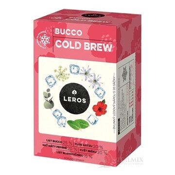 LEROS COLD BREW BUCCO bylinná zmes, nálevové vrecká (inov. 2024) 20x1,5 g (30 g) obrázok