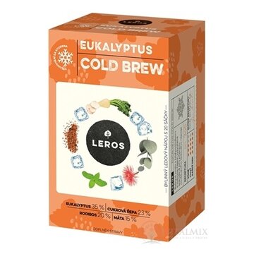 LEROS COLD BREW EUKALYPTUS bylinná zmes, nálevové vrecká 20x1,8 g (36 g) obrázok