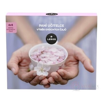 LEROS DARČEKOVÁ KAZETA PANI UCITELKE 6 6 druhov ovocných čajov po 5 vrecúšok (60 g), 1x1 set obrázok