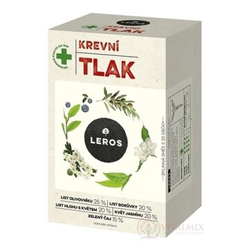 LEROS KRVNÝ TLAK bylinná čajová zmes, nálevové vrecká 20x1,5 g (30 g) obrázok