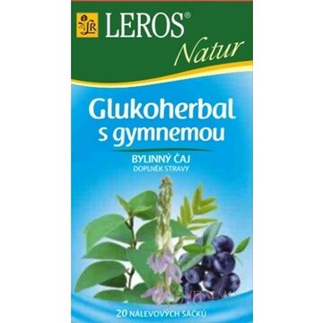 LEROS NATUR GLUKOHERBAL S GYMNEMOU (Diabet. zmes) BYLINNÝ ČAJ 20x1 g (20 g) obrázok