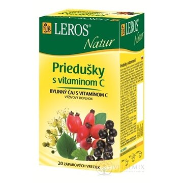 LEROS NATUR PRIEDUŠKY S VITAMÍNOM C BYLINNÝ ČAJ 20x1,5 g (30 g) obrázok