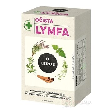 LEROS OČISTA LYMFA bylinná čajová zmes, nálevové vrecká 20x1,5 g (30 g) obrázok