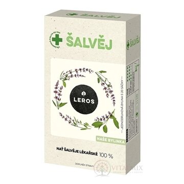 LEROS ŠALVIA bylinný čaj, nálevové vrecúška (inov.2021) 20x1,5 g (30 g) obrázok