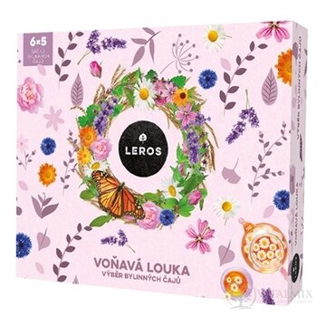 LEROS VOŇAVÁ LÚKA 6 druhov bylinných čajov po 5 vrecúšok, 1x1 set obrázok