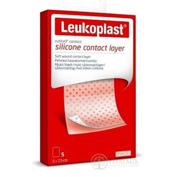 LEUKOPLAST CUTICELL CONTACT krytie na rany, sterilné, 5x7,5 cm, 1x5 ks obrázok