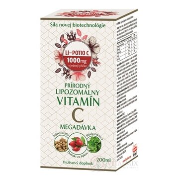 LI-POTIO C lipozomálny vitamín C, 1x200 ml obrázok