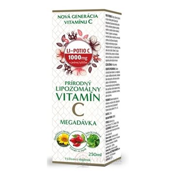 LI-POTIO C lipozomálny vitamín C (inov.21) 1x250 ml obrázok