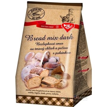 Liana Bread mix dark plv (bezlepková zmes na tmavý chlieb a pečivo s pohánkou) 1x1000 g obrázok