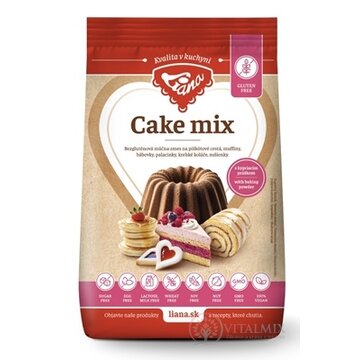 Liana Cake Mix plv (bezgluténová piškótová zmes) 1x1000 g obrázok