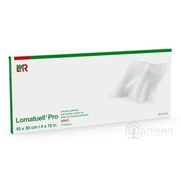 Lomatuell Pro Krytie na rany s kontaktnou sieťkou hydrokoloidné, 10x30 cm, 1x10 ks obrázok
