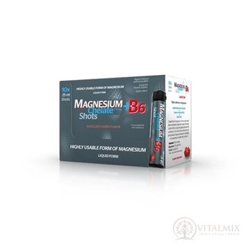 MAGNESIUM Chelate + B6 cherry SALUTEM ampulky na pitie s višňovou príchuťou (á 25 ml) 1x10 ks obrázok