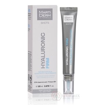 MartiDerm SHOTS HYALURONIC FIRM hydratačný a spevňujúci gél, pre všetky typy pleti 1x20 ml obrázok