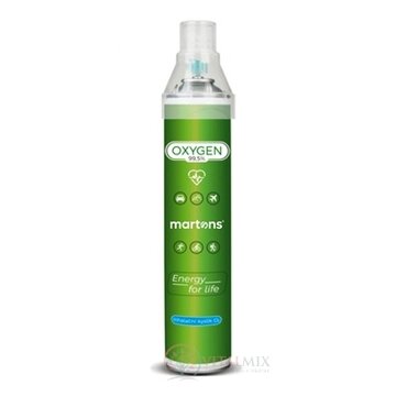 martons OXYGEN Inhalačný Kyslík O2 99,5 % s maskou, obsah kyslíka 14 l, 1x750 ml obrázok