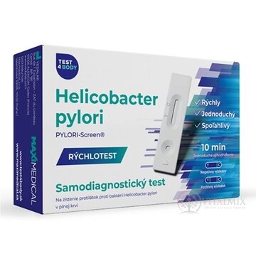 MAXIMEDICAL Rýchlotest Helicobacter pylori samodiagnostický test z krvi, 1x1 set obrázok