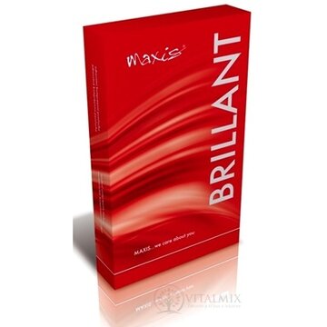 MAXIS BRILLANT STEHENNÉ PANČUCHY NEKĹZAVÉ veľkosť 4, (II.KT), krátke, so špicou, s lemom, bronz, 1x1 pár obrázok