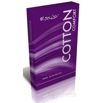 MAXIS COMFORT COTTON STEHENNÉ PANČUCHY veľkosť 3, (II.KT), normálne, so špicou, s krajkou, bronz, 1x1 pár obrázok
