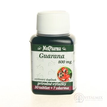 MedPharma GUARANA 800MG tbl 30+7 zadarmo (37 ks) obrázok