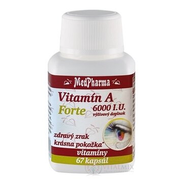 MedPharma Vitamín A 6000 I.U. Forte cps 1x67 ks obrázok