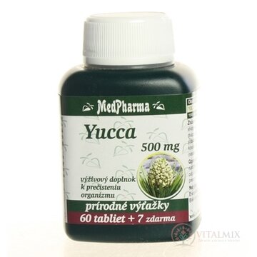 MedPharma YUCCA 500MG tbl 60+7 zadarmo (67 ks) obrázok
