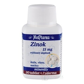 MedPharma ZINOK 15 mg tbl 30+7 zadarmo (37 ks) obrázok