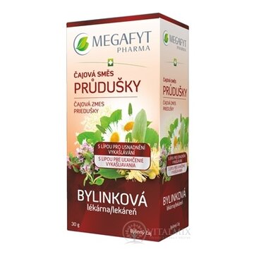 MEGAFYT Bylinková lekáreň Čajová zmes PRIEDUŠKY bylinný čaj, s lipou, 20x1,5 g (30 g) obrázok