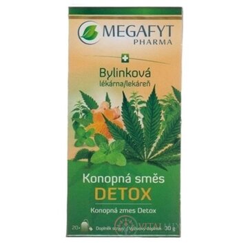 MEGAFYT Bylinková lekáreň Konopná zmes DETOX bylinná zmes 20x1,5 g (30 g) obrázok