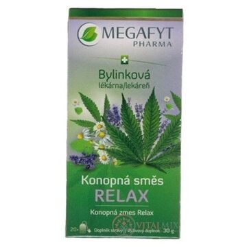 MEGAFYT Bylinková lekáreň Konopná zmes RELAX bylinná zmes 20x1,5 g (30 g) obrázok
