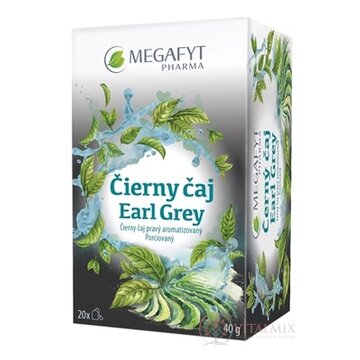 MEGAFYT Čierny čaj Earl Grey porciovaný čaj 20x2 g (40 g) obrázok