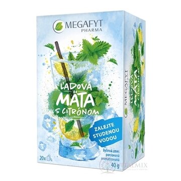 MEGAFYT Ľadová mäta s citrónom bylinná zmes 20x2 g (40 g) obrázok