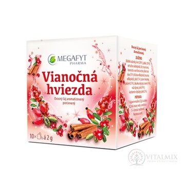 MEGAFYT Vianočná hviezda ovocný čaj aromatizovaný, porciovaný 10x2 g (20 g) obrázok