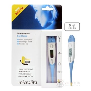 MICROLIFE TEPLOMER DIGITÁLNY MT 1931 GOLD 1x1 ks obrázok