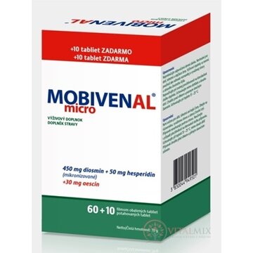 MOBIVENAL micro tbl flm 60+10 zadarmo (70 ks) obrázok