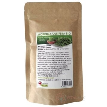 MORINGA OLEIFERA BIO - Medika Pharm prášok z listov 1x100 g obrázok