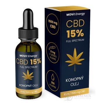 MOVit CBD 15% Full Spectrum KONOPNÝ OLEJ 1x10 ml obrázok