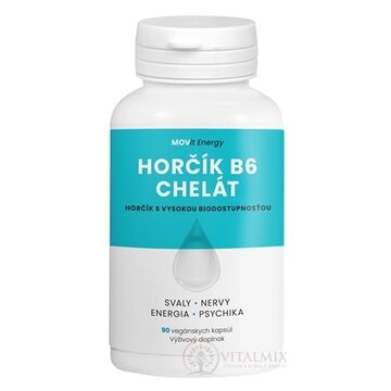 MOVit Horčík B6 Chelát cps 1x90 ks obrázok