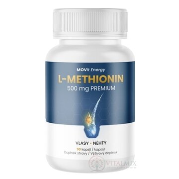MOVit L-METHIONIN 500 mg PREMIUM cps 1x90 ks obrázok