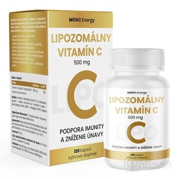 MOVit Lipozomálny vitamín C 500 mg cps 1x120 ks obrázok
