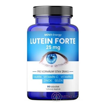 MOVit Lutein Forte 25 mg cps (+ taurín, vit.C, vit.E, zinok, selén) 1x90 ks obrázok