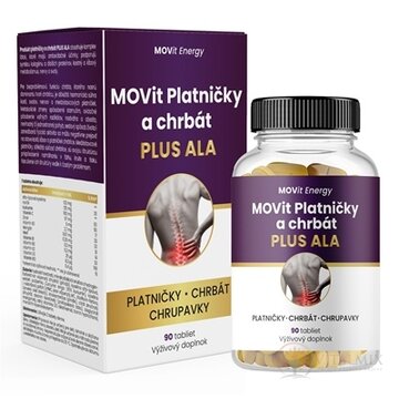 MOVit Platničky a chrbát PLUS ALA tbl 1x90 ks obrázok